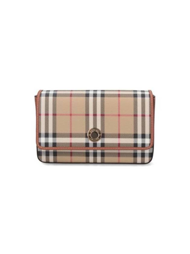 Check Cross Bag Beige - BURBERRY - BALAAN 1