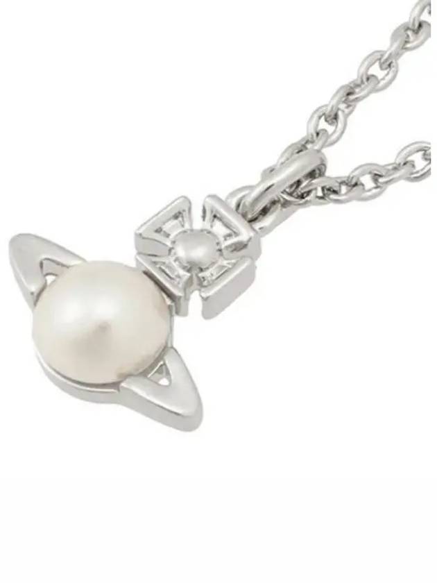 Balbina Pearl Pendant Necklace Silver - VIVIENNE WESTWOOD - BALAAN 2