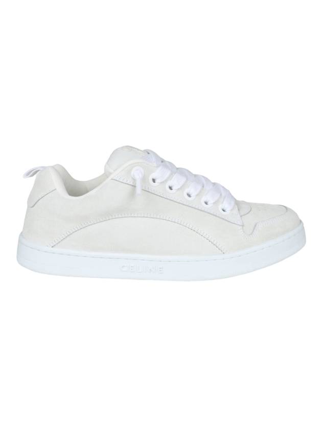 Men's Huntington Lace Up Low Top Sneakers White - CELINE - BALAAN 1