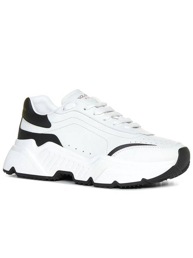 Black Tab Low Top Sneakers White - DOLCE&GABBANA - BALAAN 3