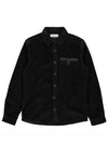 Logo Oversized Cotton Long Sleeve Shirt Black - STONE ISLAND - BALAAN 2