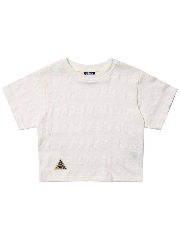 BUMP MONSTER CROP TOP IVORY - FREAKISH BUILDING - BALAAN 1