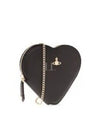 Saffiano New Heart Cross Bag Black - VIVIENNE WESTWOOD - BALAAN 2