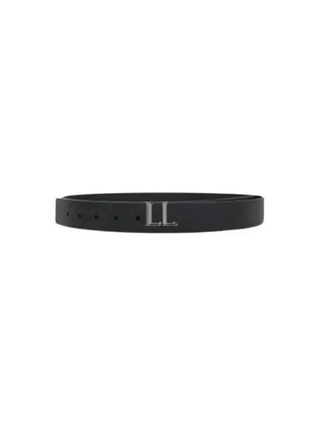 Reversible Saffiano Leather Belt Black - PRADA - BALAAN 2