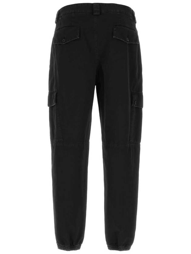 Pocket Cargo Straight Pants Black - DOLCE&GABBANA - BALAAN 3