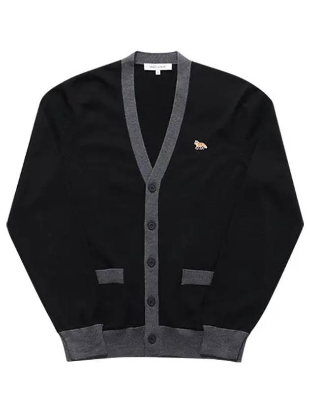 Baby Fox Patch Regular Cardigan Black - MAISON KITSUNE - BALAAN 2