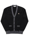 Baby Fox Patch Regular Cardigan Black - MAISON KITSUNE - BALAAN 3