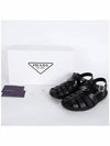 Triangle Logo Fisherman Rubber Sandals Black - PRADA - BALAAN 8