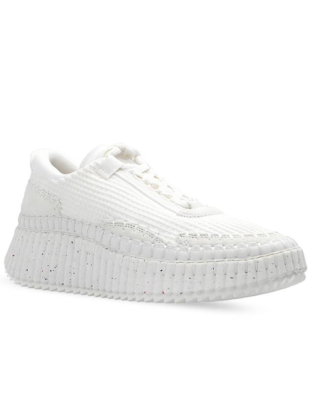 Chloé Nama’ Sneakers, Women's, White - CHLOE - BALAAN 4