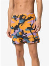 Men's Camouflage Print Swim Shorts - VALENTINO - BALAAN.