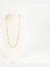 Van Cleef Arpels Vintage Alhambra Long Necklace 20 Motif Yellow Gold Mother of Pearl 74204 - VANCLEEFARPELS - BALAAN 2