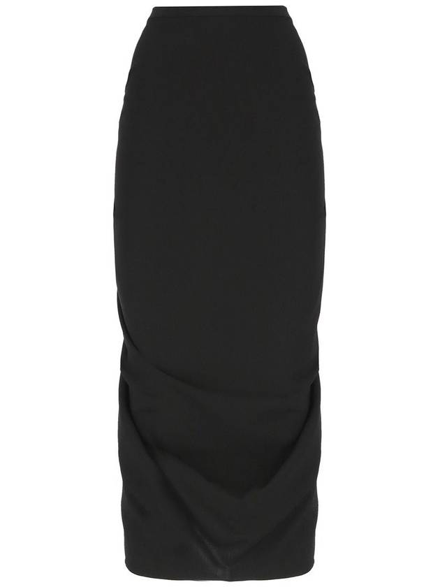 Dries Van Noten Skirt With Drape - DRIES VAN NOTEN - BALAAN 1