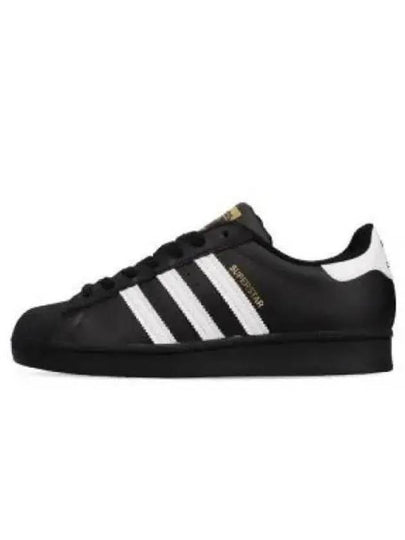 Men's Superstar Low Top Sneakers Core All Black - ADIDAS - BALAAN 2