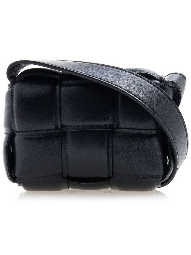 Candy Cassette Padded Mini Cross Bag Black - BOTTEGA VENETA - BALAAN 4