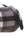 Sound Check Print Leather Cross Bag Dark Burch Brown - BURBERRY - BALAAN 9