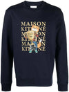 Fox Champion Regular Sweatshirt Navy - MAISON KITSUNE - BALAAN 1