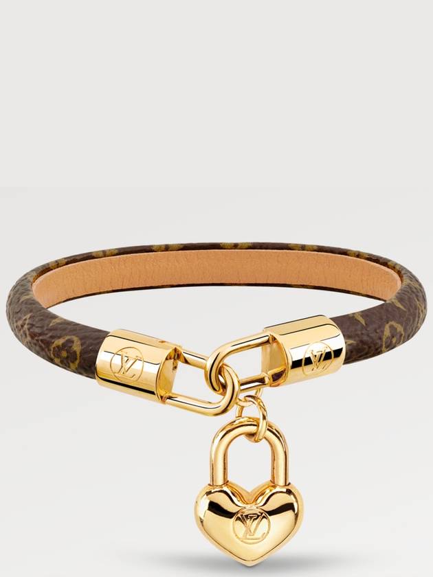 Crazy In Lock Charm Bracelet Brown Gold - LOUIS VUITTON - BALAAN 2