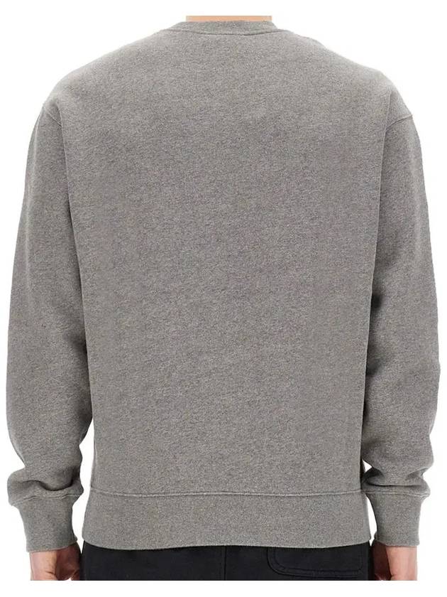 Bold Fox Head Cotton Sweatshirt Grey - MAISON KITSUNE - BALAAN 3