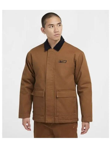 Sportswear Field Work Jacket M Light British Tan Orewood Brown Black HQ2953 281 - NIKE - BALAAN 1