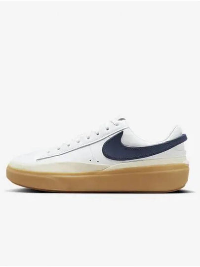 Blazer Phantom Low Top Sneakers White Navy - NIKE - BALAAN 2