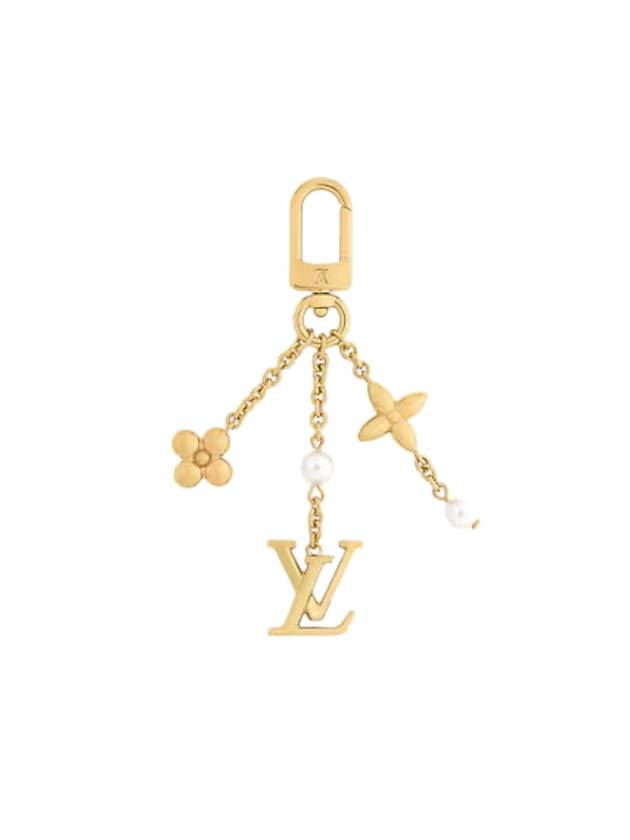 Louisa Bag Charm Key Holder Gold - LOUIS VUITTON - BALAAN 1