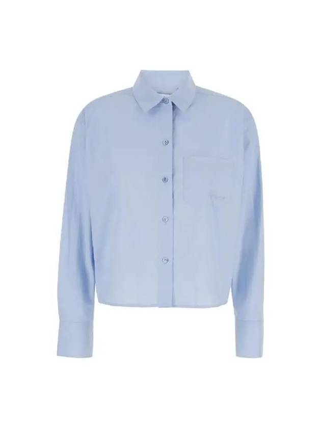 RAYNE Cotton Shirt T0135F2536HEAVENBLUE - EQUIPMENT - BALAAN 1