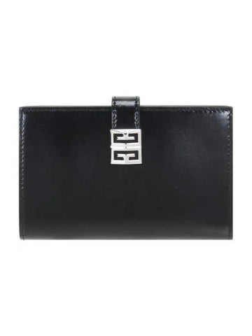 4G Buckle Medium Wallet Black - GIVENCHY - BALAAN 1