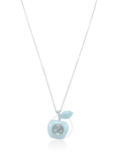 Marc Jacobs Quartz Pale Blue Apple Bauble Ladies Watch Necklace MJ0120190886 - MARC JACOBS - BALAAN 1