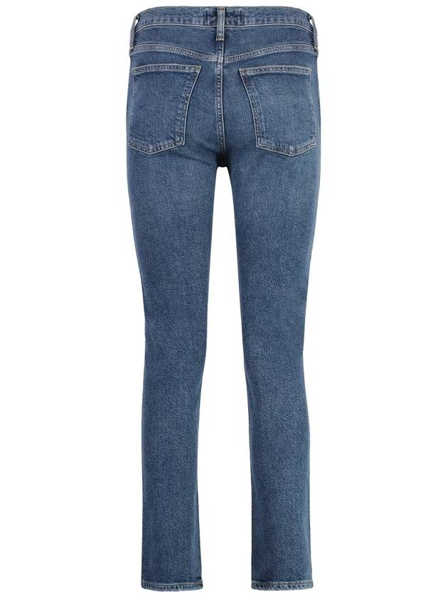 High Rise Straight Jeans Blue - AGOLDE - BALAAN 3