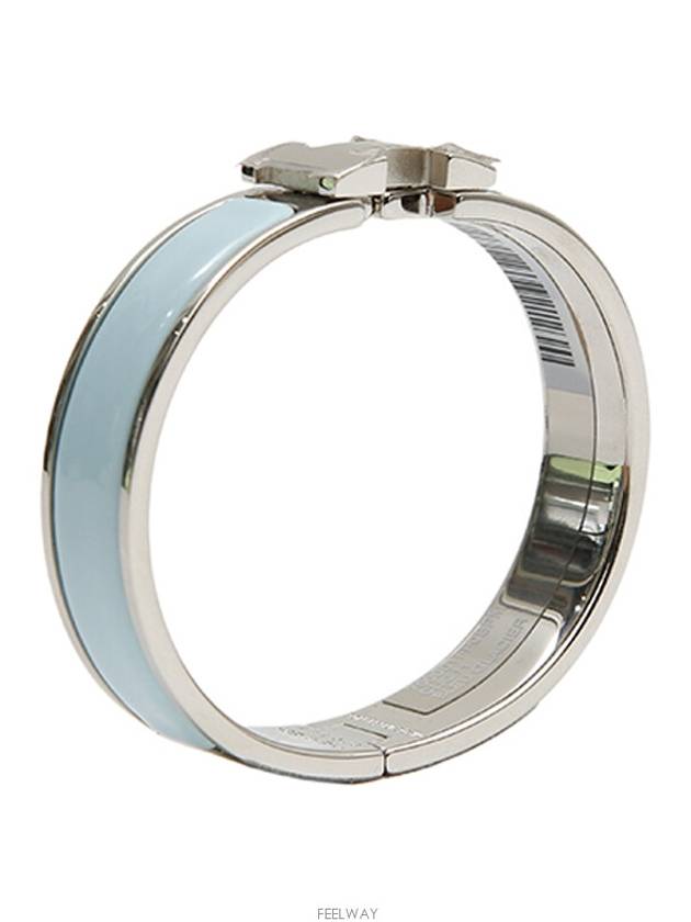 Click Ash Bangle Blue Glacier Silver ST 70971 - HERMES - BALAAN 5