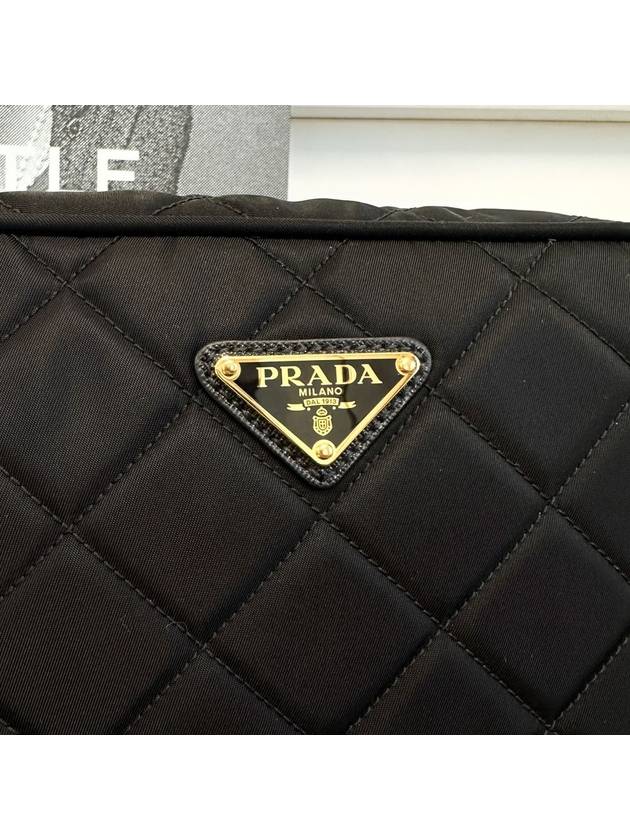 Triangle logo Tesuto quilted cross bag 1BH089 2DYC F0002 - PRADA - BALAAN 3