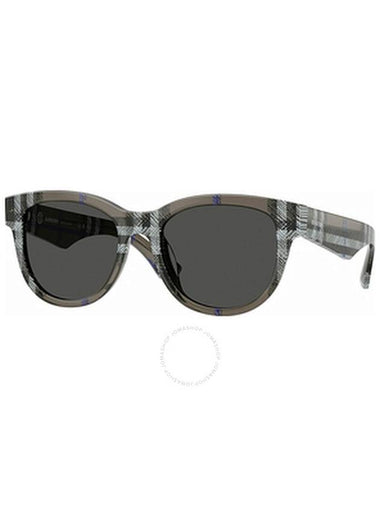 Burberry Dark Grey Oval Ladies Sunglasses BE4432U 414787 54 - BURBERRY - BALAAN 1