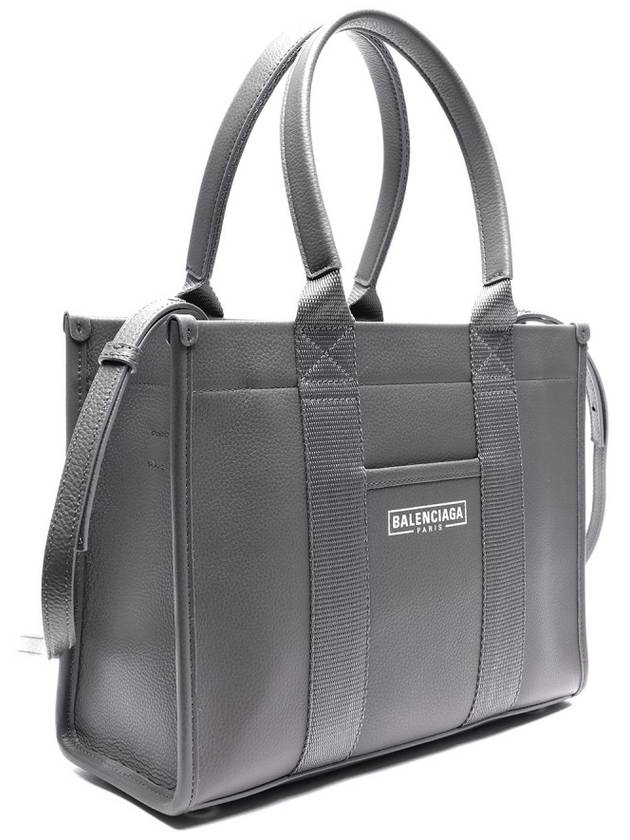 Hardware Small Cross Tote Bag Grey - BALENCIAGA - BALAAN 4