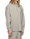 Twisted Long Sleeve Shirt Grey - LEMAIRE - BALAAN 3