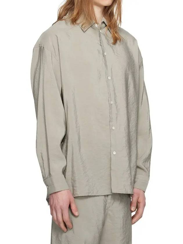 Twisted Long Sleeve Shirt Grey - LEMAIRE - BALAAN 4