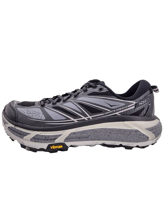 Mafate Speed 2 Low Top Sneakers Black Castle Rock - HOKA ONE ONE - BALAAN 3