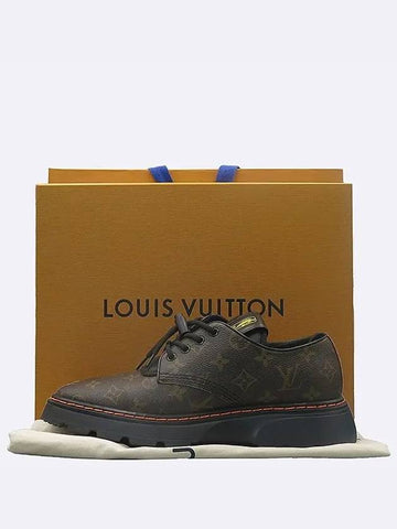 1A904C Monogram Canvas Bold Derby Men s Shoes NBA LV Collection 265MM - LOUIS VUITTON - BALAAN 1