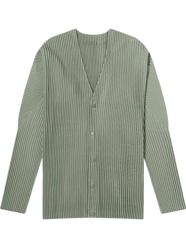 Color Pleated Cardigan Green - ISSEY MIYAKE - BALAAN 2