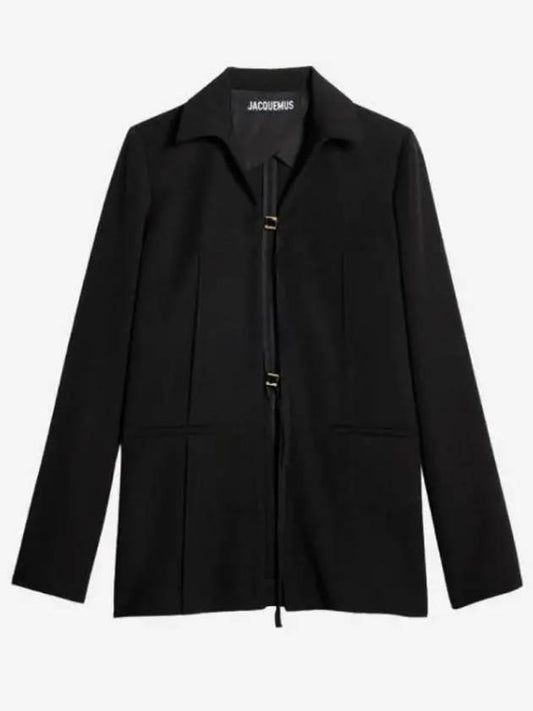 Jacquemus Women s La Vest Amaro Jacket Black 231JA023 1333 990 1014658 - JACQUEMUS - BALAAN 1