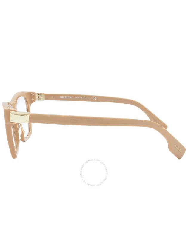 Eyewear Alo Square Horn-rimmed Glasses Beige - BURBERRY - BALAAN 4