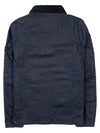 Edmound Wax Jacket Navy - BARBOUR - BALAAN 3