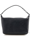 Women's Intrecciato Shoulder Bag Black - BOTTEGA VENETA - BALAAN 4