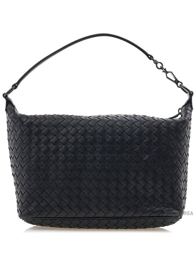 Women's Intrecciato Shoulder Bag Black - BOTTEGA VENETA - BALAAN 4