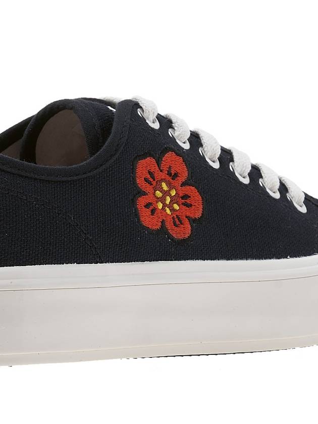 School Flower Low Top Sneakers Black - KENZO - BALAAN 11