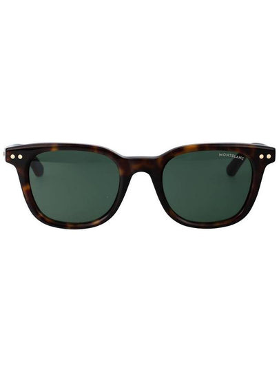 Tortoiseshell Square Frame Sunglasses MB0320S - MONTBLANC - BALAAN 2