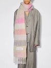 Check Mohair Muffler Fuchsia Lilac Pink - ACNE STUDIOS - BALAAN 2