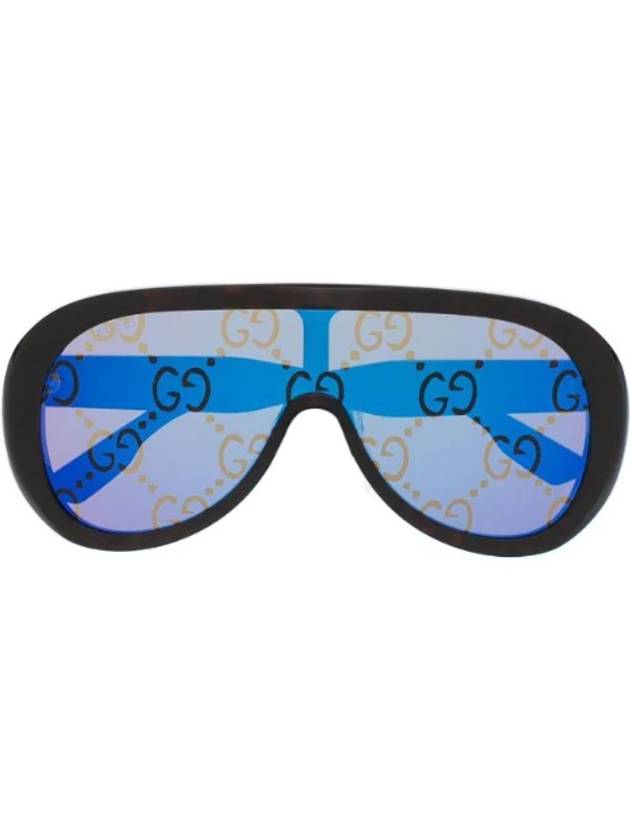 Eyewear GG Logo Print Oversized Sunglasses GG1370S - GUCCI - BALAAN 1