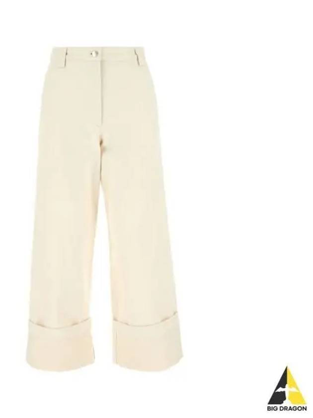 Cotton Wide Pants White - MONCLER - BALAAN 2