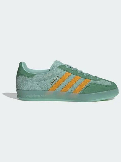 Gazelle Indoor Suede Low Top Sneakers Hazy Green - ADIDAS - BALAAN 2