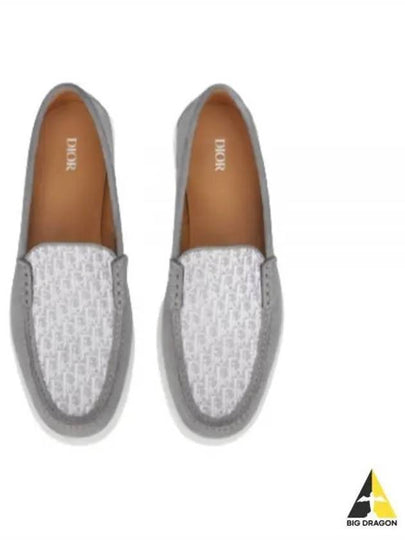 Granville Oblique Jacquard Suede Loafers Grey - DIOR - BALAAN 2